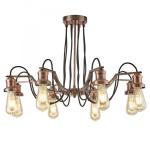 SEARCHLIGHT Olivia 8lt ceiling, cable tissu tresse n 1068-8CU