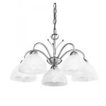 SEARCHLIGHT Milanese - 5lt ceiling, satin argent, ve 1135-5SS
