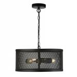 SEARCHLIGHT Fishnet 3lt drum suspension noir mat 12483-3BK