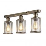 SEARCHLIGHT Pipes 3lt plafonnier laiton antique avec 1263-3AB