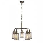 SEARCHLIGHT Pipes 5lt suspension, laiton antique ave 1265-5AB