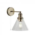 SEARCHLIGHT Pyramid applique - ab, abatjour verre tr 1277AB