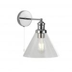 SEARCHLIGHT Pyramid applique - cc, abatjour verre tr 1277CC
