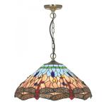 SEARCHLIGHT Dragonfly - 1lt suspension, laiton antiq 1283-16