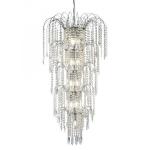 SEARCHLIGHT Waterfall - 13lt tier chetelier, chrome, 1313-13CC