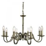 SEARCHLIGHT Richmond - 8lt ceiling, laiton antique, 1508-8AB