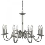 SEARCHLIGHT Richmond - 8lt ceiling, satin argent, sc 1508-8SS