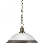 SEARCHLIGHT Bistro - 1lt suspension, laiton antique, 1591AB