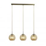 SEARCHLIGHT Balls  3lt bar suspension, laiton antiqu 1623-3AM