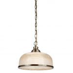 SEARCHLIGHT Bistro ii - 1lt suspension, laiton antiq 1682AB