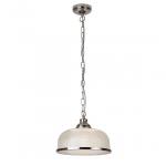 SEARCHLIGHT Bistro ii - 1lt suspension, satin argent 1682SS