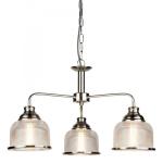 SEARCHLIGHT Bistro ii - 3lt ceiling, satin argent, v 1683-3SS