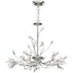 SEARCHLIGHT Hibiscus - 5lt ceiling, chrome, verre tr 1885-5CC