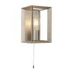 SEARCHLIGHT Heaton 1lt applique, brushed argent dore 2411SI