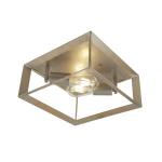 SEARCHLIGHT Heaton 2lt ceiling light,  brushed argen 2412-2SI