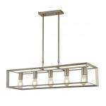 SEARCHLIGHT Heaton 5lt  oblong suspension, brushed a 2415-5SI