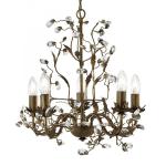 SEARCHLIGHT Almandite - 5lt ceiling, brown dore fini 2495-5BR