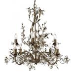 SEARCHLIGHT Almandite - 8lt ceiling, brown dore fini 2498-8BR