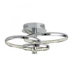 SEARCHLIGHT Rings 3 led ceiling plafonnier, chrome, 3133-3CC
