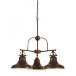 SEARCHLIGHT Dallas 3lt industrial suspension, antiqu 3183-3BZ