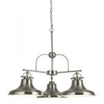 SEARCHLIGHT Dallas 3lt industrial suspension satin a 3183-3SS