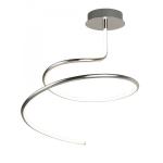 SEARCHLIGHT Magic led swirl ceiling light, satin arg 3321SS