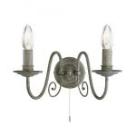 SEARCHLIGHT Gristhorne - 2lt applique support murale 3362-2GY