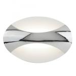SEARCHLIGHT Led applique oval, chrome/set blanc 3420CC
