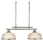 SEARCHLIGHT Bistro ii - 2lt ceiling bar, laiton anti 3592-2AB