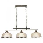SEARCHLIGHT Bistro ii - 3lt ceiling bar, laiton anti 3593-3AB