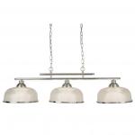 SEARCHLIGHT Bistro ii - 3lt ceiling bar, satin argen 3593-3SS