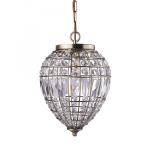 SEARCHLIGHT Pineapple, 1lt laiton antique, verre tra 3991AB