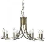 SEARCHLIGHT Ascona - 8lt ceiling, laiton antique twi 4168-8AB