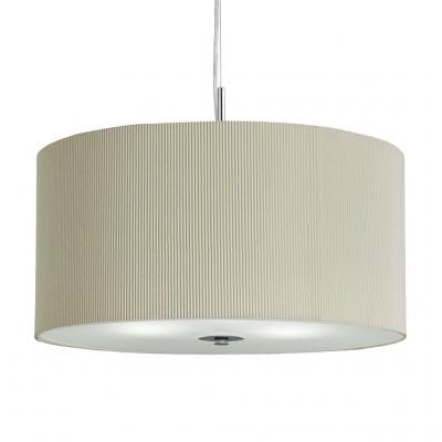 SEARCHLIGHT Drum pleat pendant - 3lt pleated shade p 2356-60CR