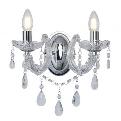SEARCHLIGHT Marie therese - 2lt wall bracket, chrome 399-2