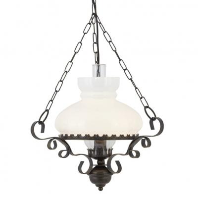 SEARCHLIGHT Oil lantern rustic w/iron dia42 576RU