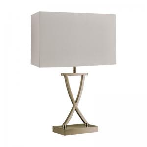 SEARCHLIGHT Club lampe a poser, x base laiton antiqu EU7923AB