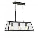 SEARCHLIGHT Voyager 3lt lantern bar, noir, matt verr 4613-3BK