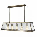 SEARCHLIGHT Voyager 5lt lantern bar, laiton antique, 4614-5AB