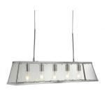 SEARCHLIGHT Voyager 5lt lantern bar, chrome, verre 4614-5CC