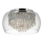 SEARCHLIGHT Curva abatjour verre transparent 4lt pla 4624-4CC