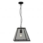 SEARCHLIGHT Lantern - 1lt suspension avec noir mat f 4661BK