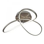 SEARCHLIGHT Cebu led plafonnier light satin argent 4840SS