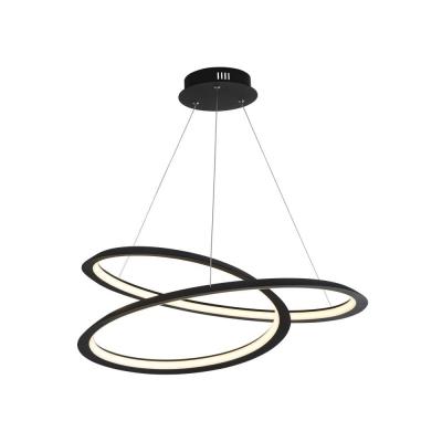 SEARCHLIGHT Swirl ii  led pendant  sand black.  dimm 51871-1BK