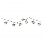 SEARCHLIGHT Palmer - 6lt spot split bar, satin argen 4926SS