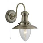 SEARCHLIGHT Fisherman laiton antique applique avec v 5331-1AB