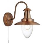 SEARCHLIGHT Fisherman copper applique avec verre gou 5331-1CU