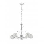 SEARCHLIGHT Bellis ii - 5lt ceiling, chrome, verre t 5575-5CC