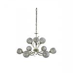 SEARCHLIGHT Bellis ii - 9lt ceiling, laiton antique, 5579-9AB
