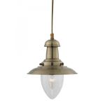 SEARCHLIGHT Fisherman baby ab lantern seeded verre 5787AB